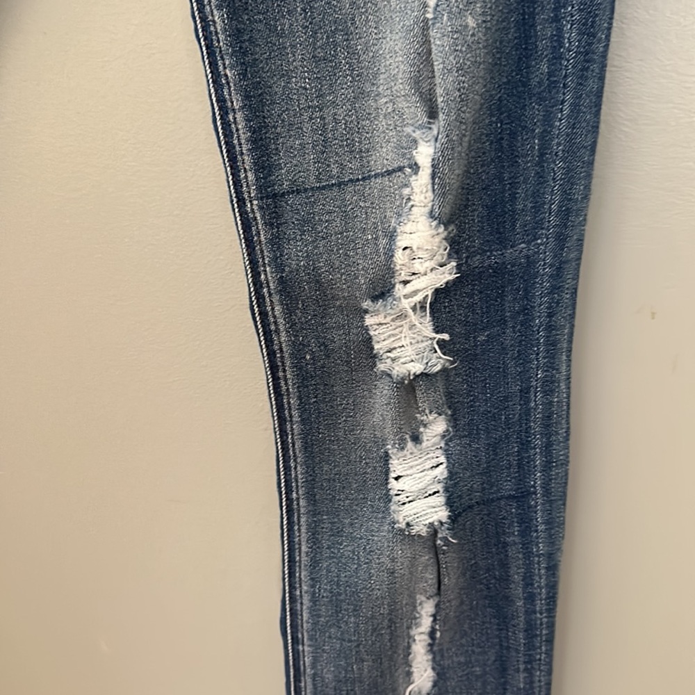 Express Ripped High Rise Jeans 00 - Picture 6 of 12
